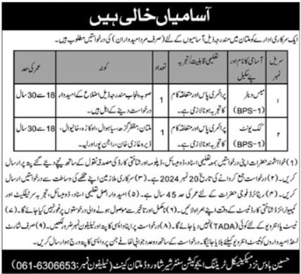 Pakistan Army Jobs in the Mess Waiter and Cook Unit